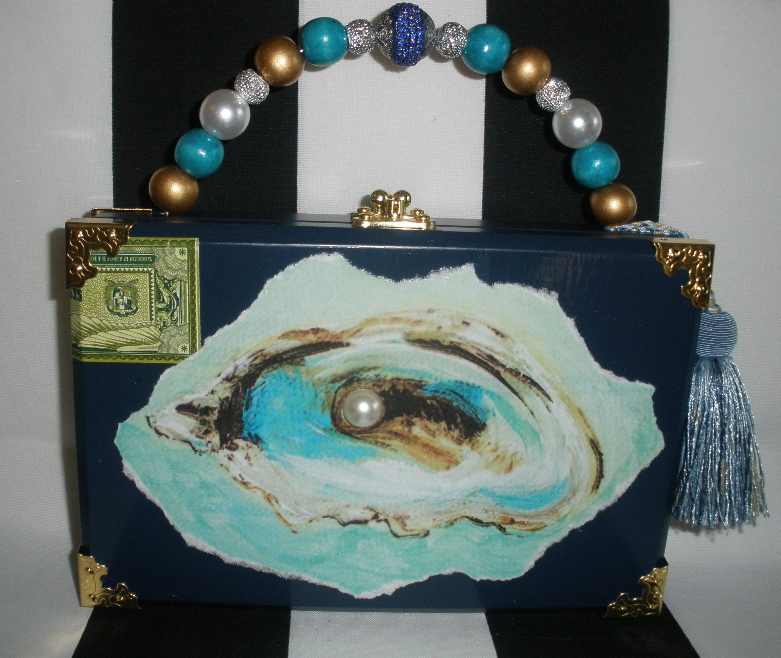 Life is an Oyster Cigar Box Purse - Image 2