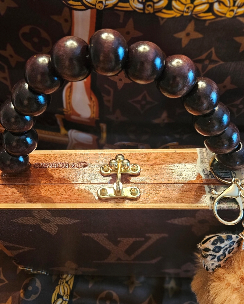 LV Monogram Mania Cigar Box Purse - Image 3