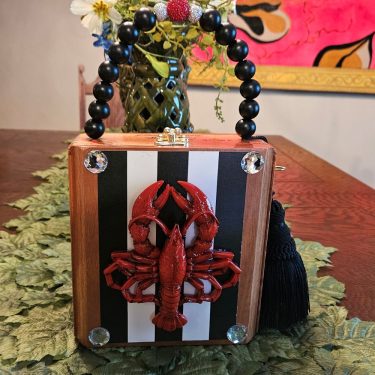 Lucy Lobster Cigar Box Purse