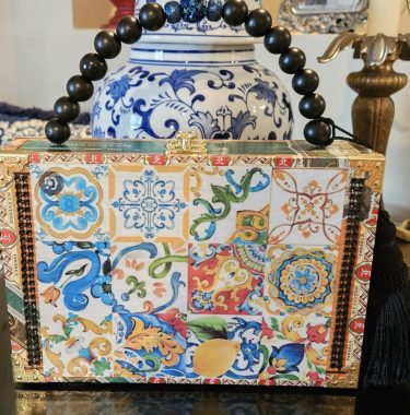 Sorento Tile Cigar Box Purse