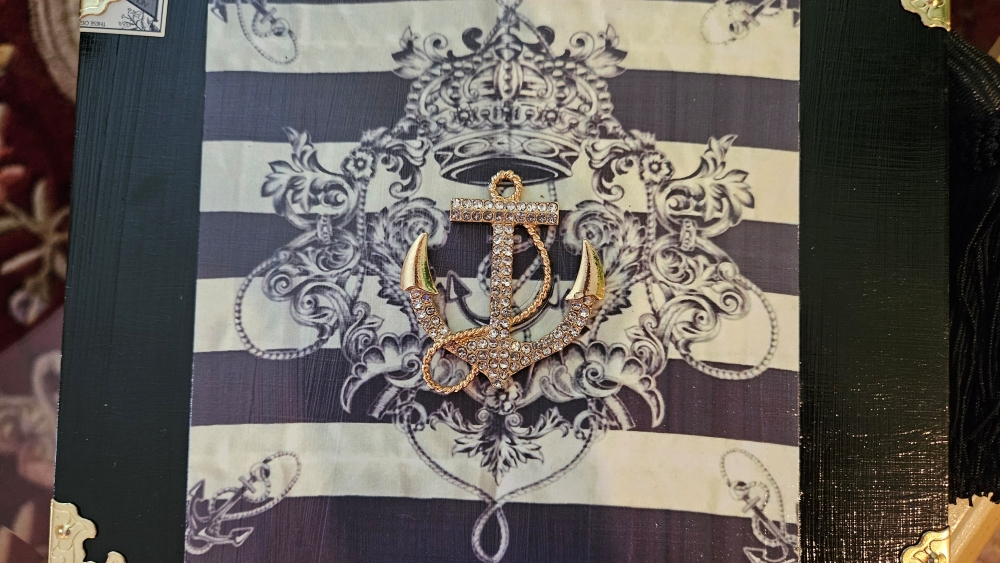 Evening at the Yacht Club Cigar Box Purse - Image 7