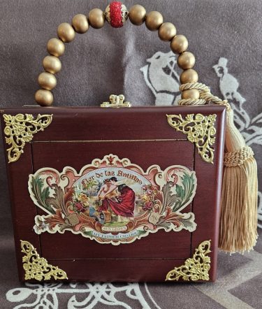 Vintage Label Cigar Box Purse