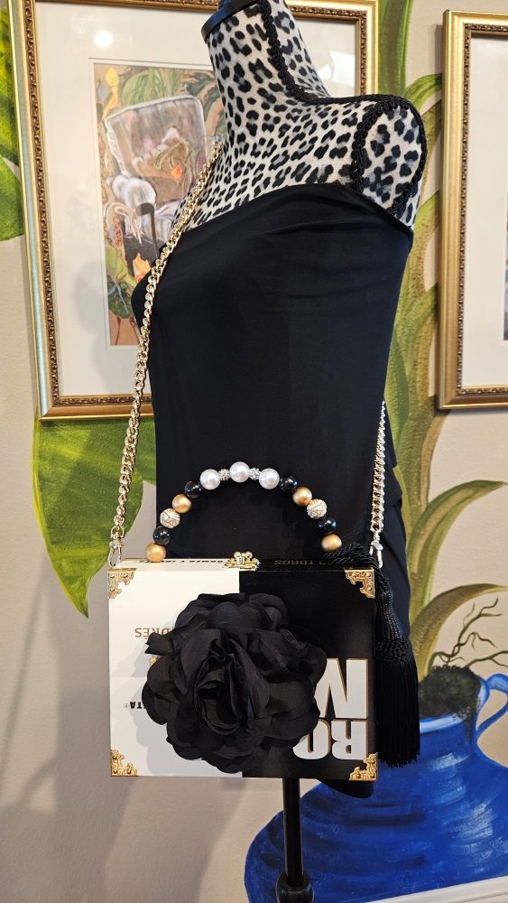 Romeo Rose Noir Cigar Box Purse - Image 8