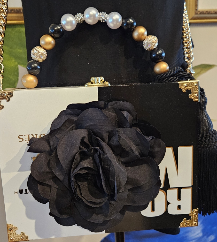Romeo Rose Noir Cigar Box Purse