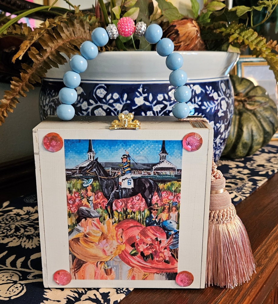 Kentucky Derby Cigar Box Purse - Image 2