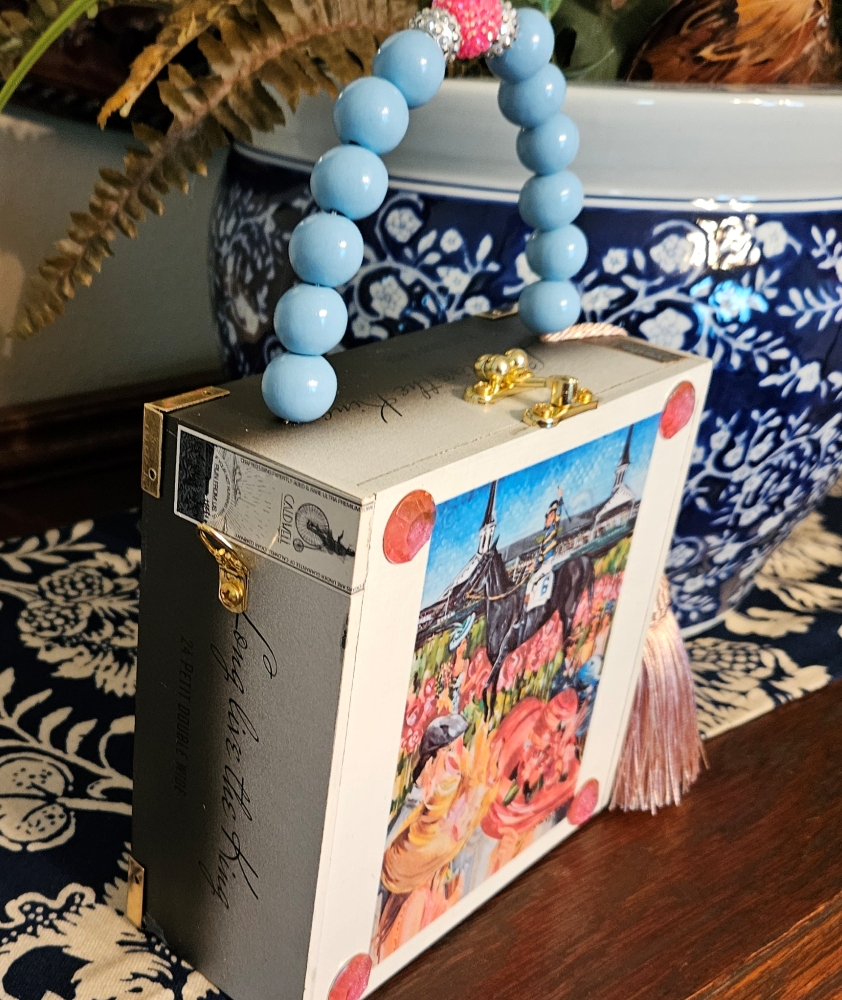 Kentucky Derby Cigar Box Purse - Image 6