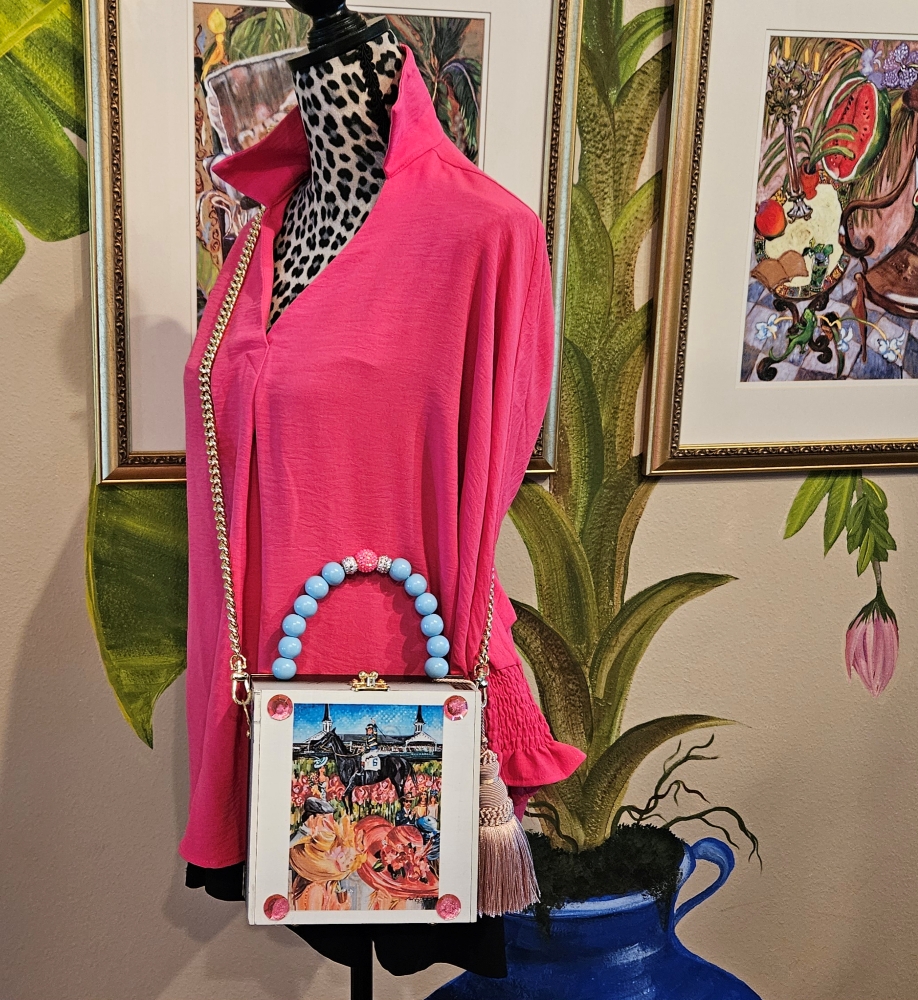 Kentucky Derby Cigar Box Purse - Image 9