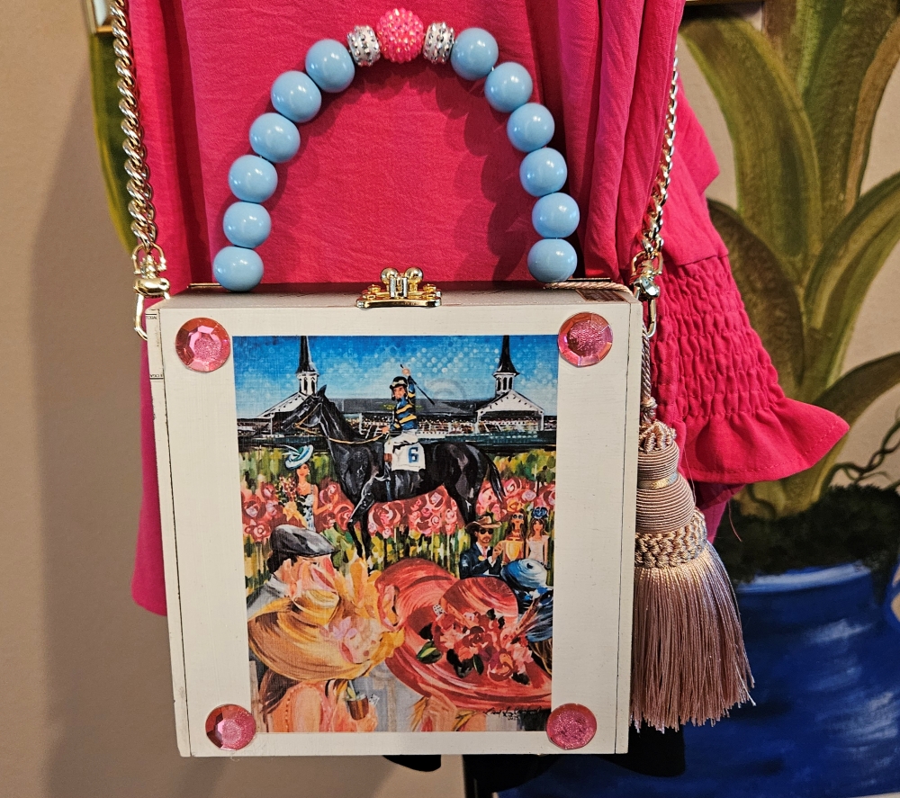 Kentucky Derby Cigar Box Purse - Image 10
