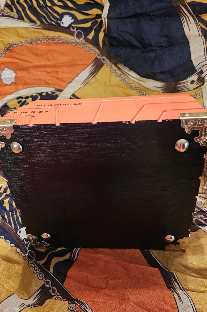 Orange Azteca Cigar Box Purse - Image 8