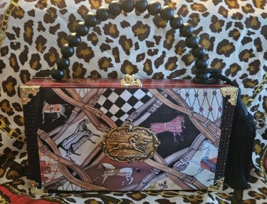 Kentucky Derby Day at the Races Cigar Box Purse