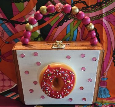 Donut Disturb Cigar Box Purse