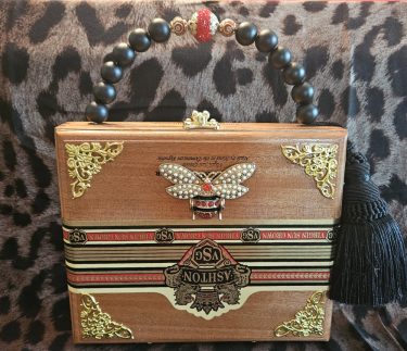 Gucci Bee Ashton Cigar Box Purse