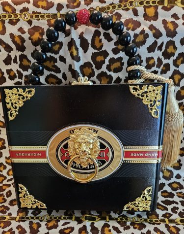 Lion Door Knocker Cigar Box Purse