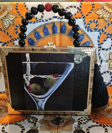 Olive You Martini Cigar Box Purse