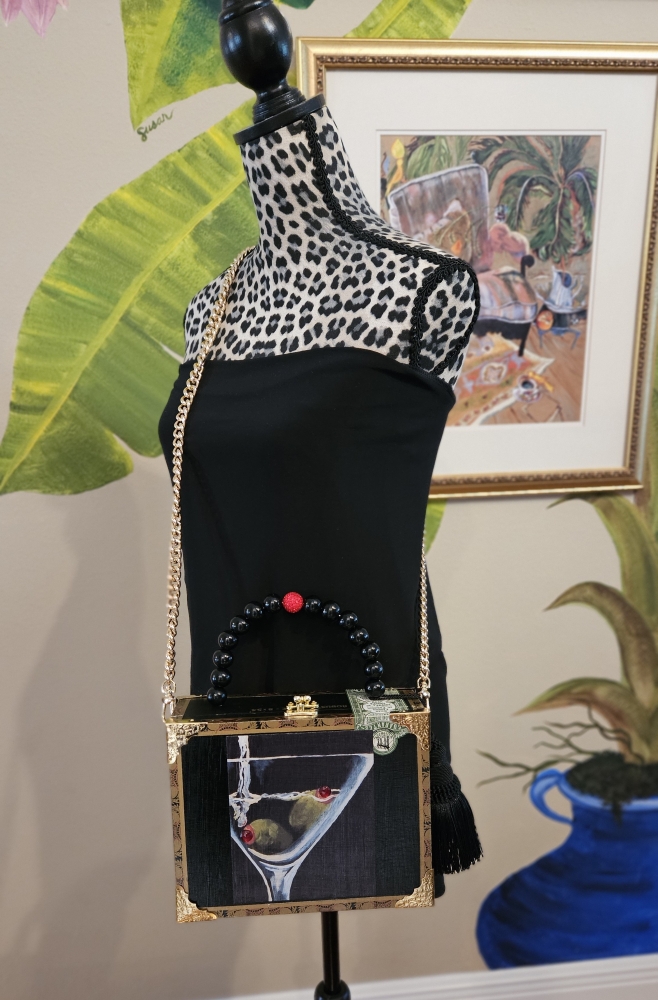 Olive You Martini Cigar Box Purse - Image 8