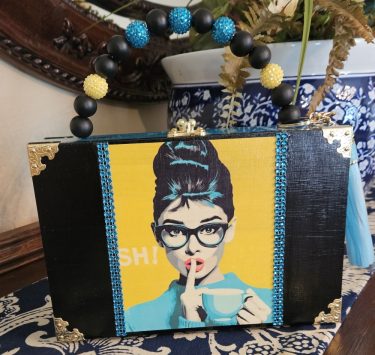 Audrey Shhhhh Cigar Box Purse
