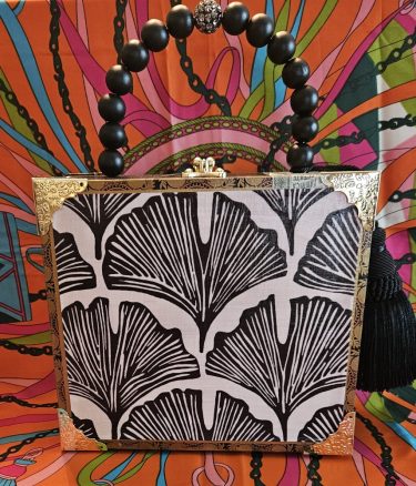 Gorgeous Gingko Pattern Cigar Box Purse