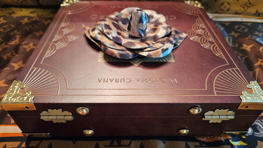 Leopard Rose Cigar Box Purse - Image 6