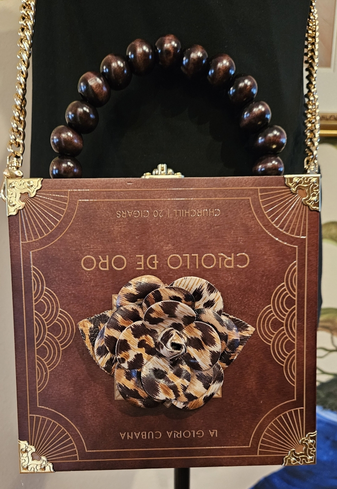 Leopard Rose Cigar Box Purse - Image 10
