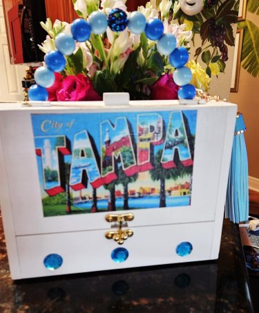 Tampa Postcard Cigar Box Purse