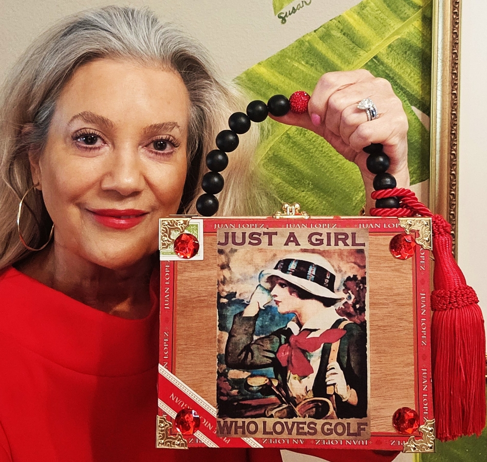 Golfer Girl Cigar Box Purse - Image 10