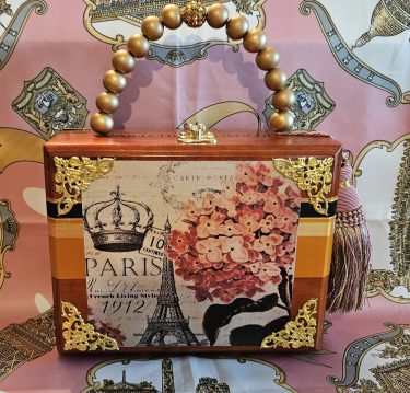 Paris in the Springtime Cigar Box Purse