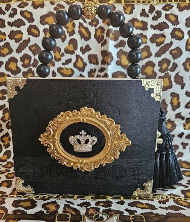 Framed Crown II Cigar Box Purse